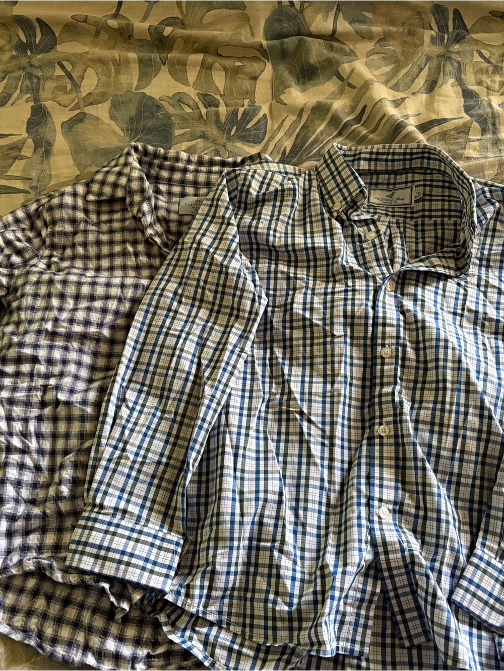 Casual Plaid Button-Down Shirts